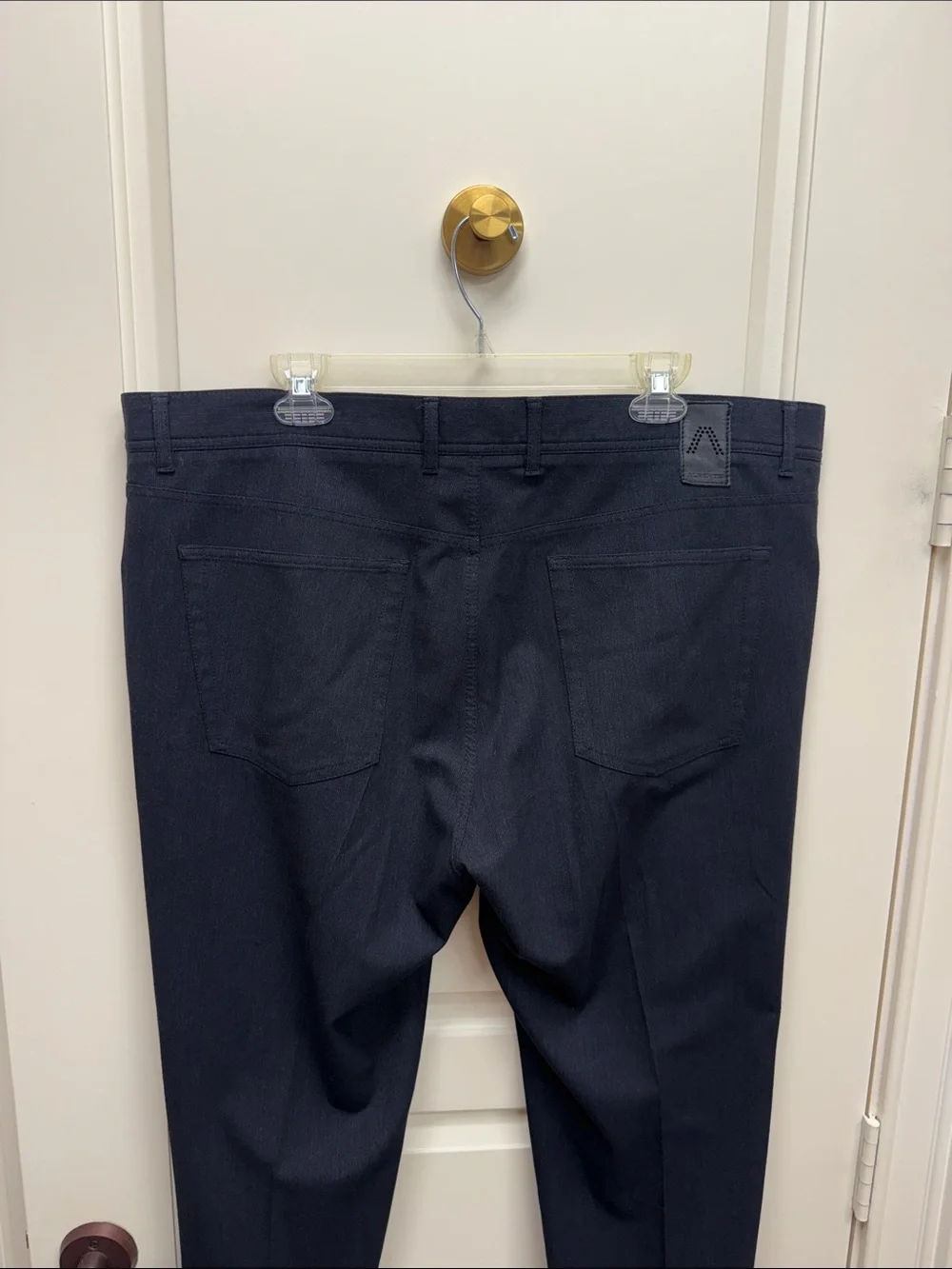 Alberto Tailored Men's Black Dress Pants